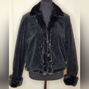 Women's Black Faux Fur Jacket